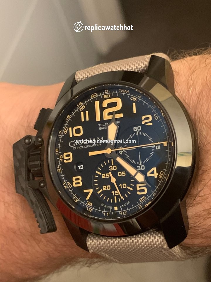 Graham Chronofighter Oversize Mens watch Unisex Automatic Steel 2CCAU.B02A.T13N