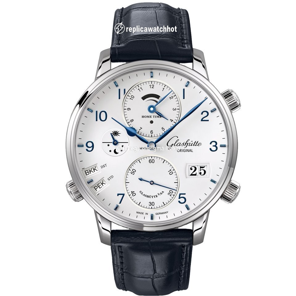 Glashtte Original Senator Cosmopolite Mens watch Unisex Automatic Steel 1-89-02-03-02-01