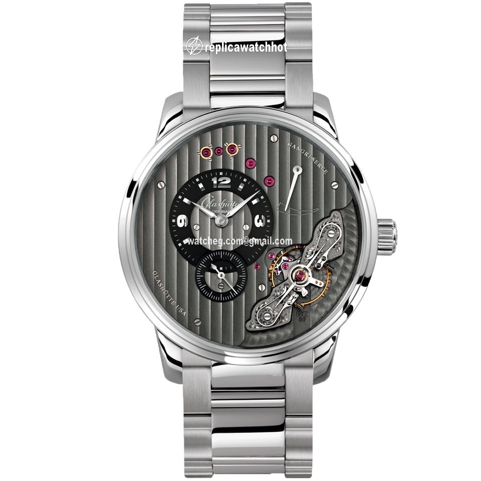 Glashtte Original PanoInverse Mens watch Unisex Manual winding Steel 1-66-06-04-22-14