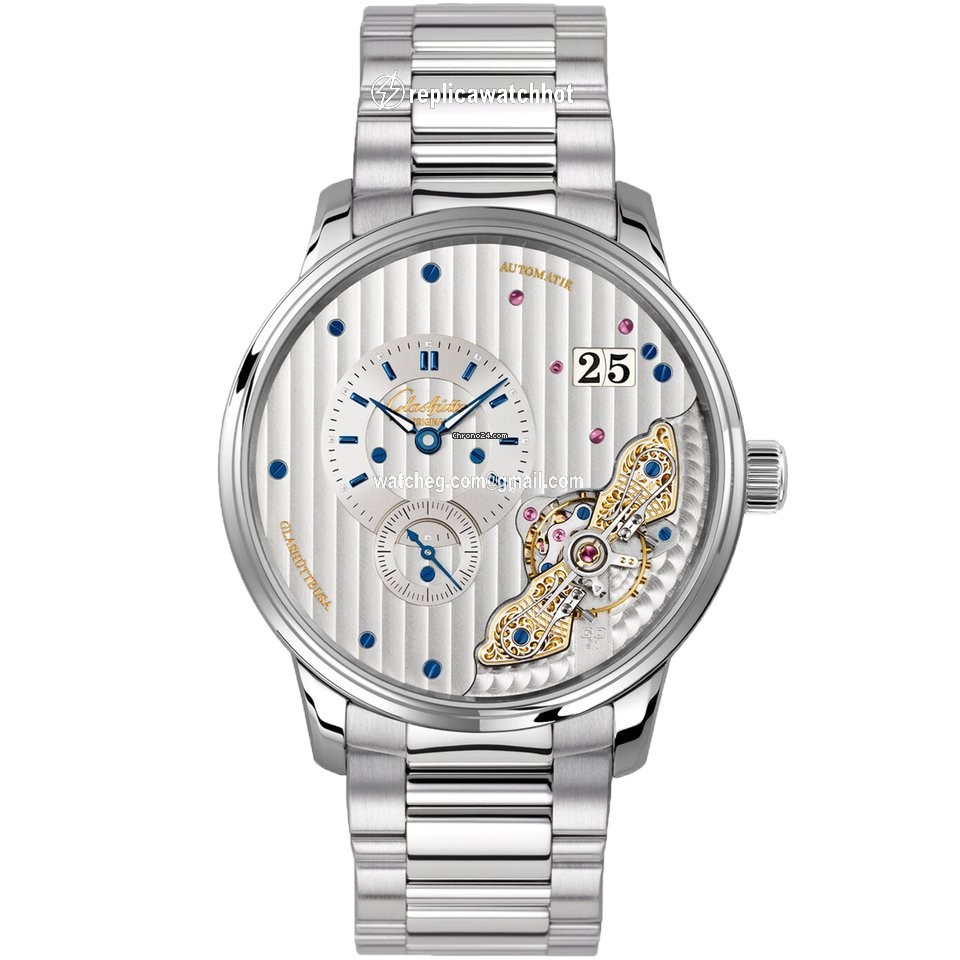 Glashtte Original PanoMaticInverse Mens watch Unisex Automatic Steel 1-91-02-02-02-70