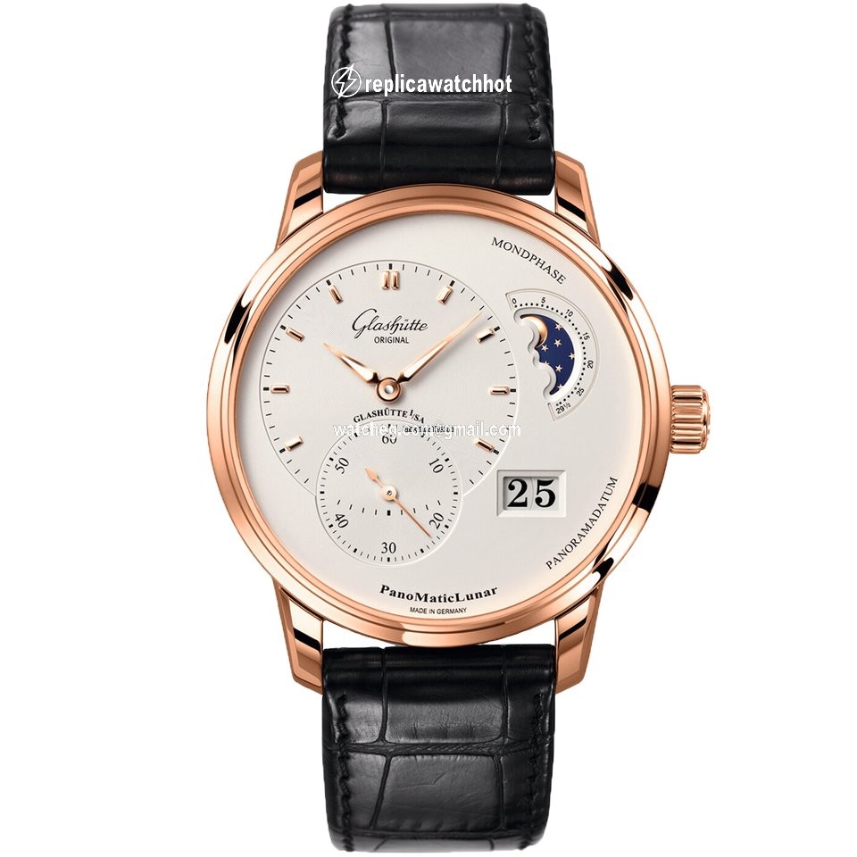 Glashtte Original PanoMaticLunar Mens watch Unisex Automatic Red gold 1-90-02-45-35-05