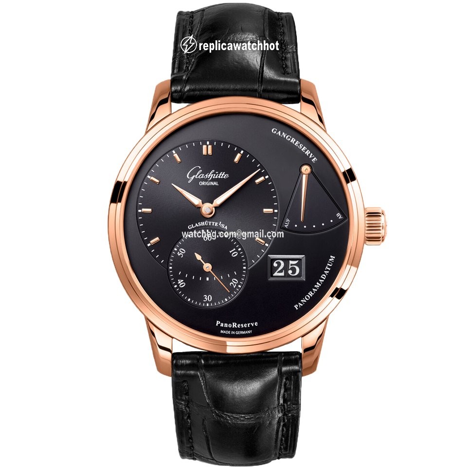 Glashtte Original PanoReserve Mens watch Unisex Manual winding Red gold 1-65-01-29-15-30