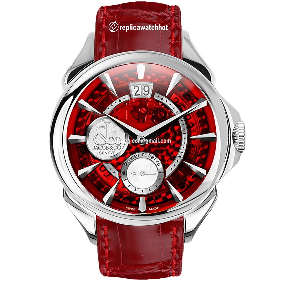 Jacob & Co. Mens watch Unisex Manual winding Steel PC400.10.NS.MR.A
