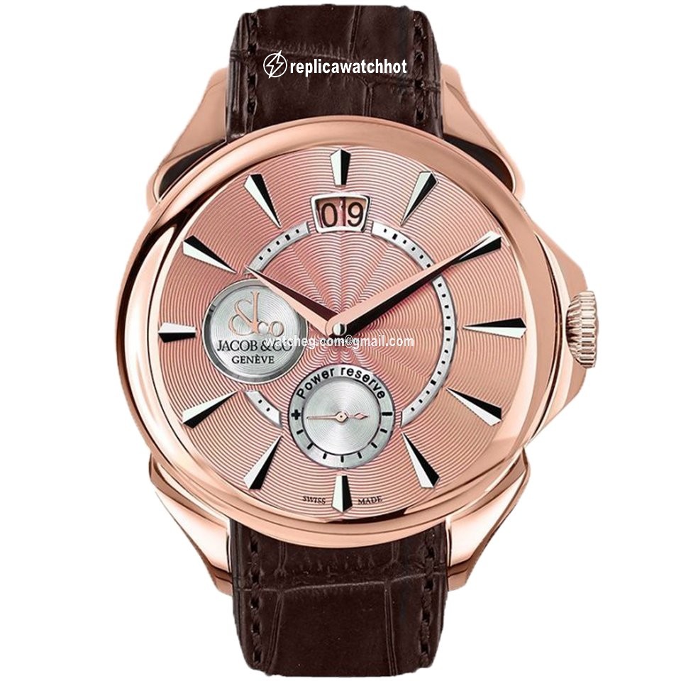 Jacob & Co. Mens watch Unisex Manual winding Rose gold PC400.40.NS.NB.A