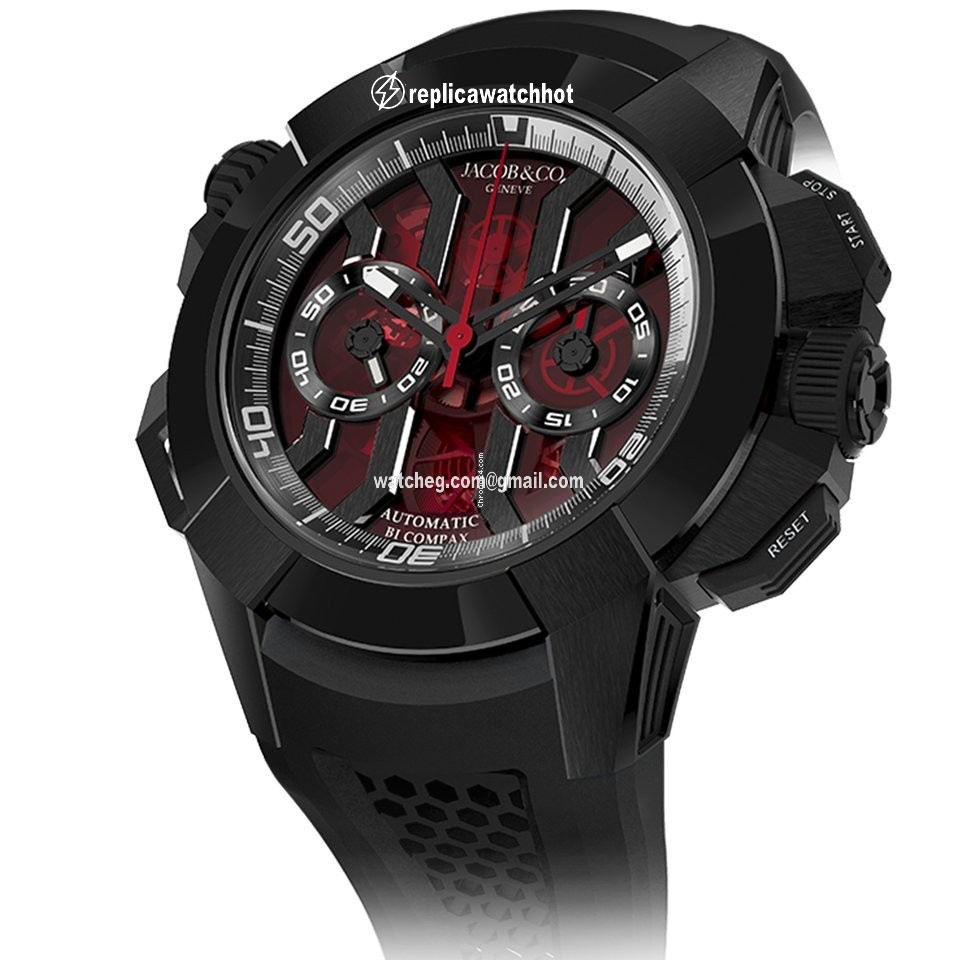 Jacob & Co. Mens watch Unisex Automatic Titanium EC311.21.SB.RB.A