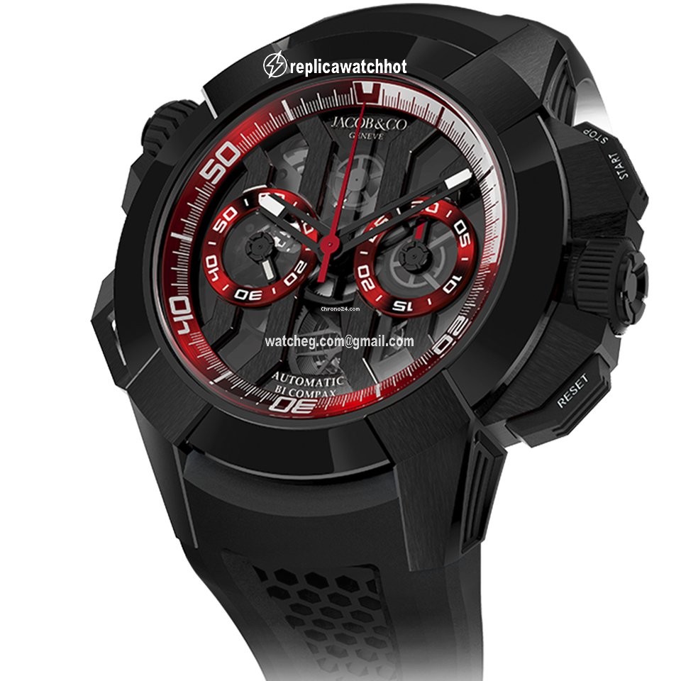 Jacob & Co. Mens watch Unisex Automatic Titanium EC311.21.SB.BR.A