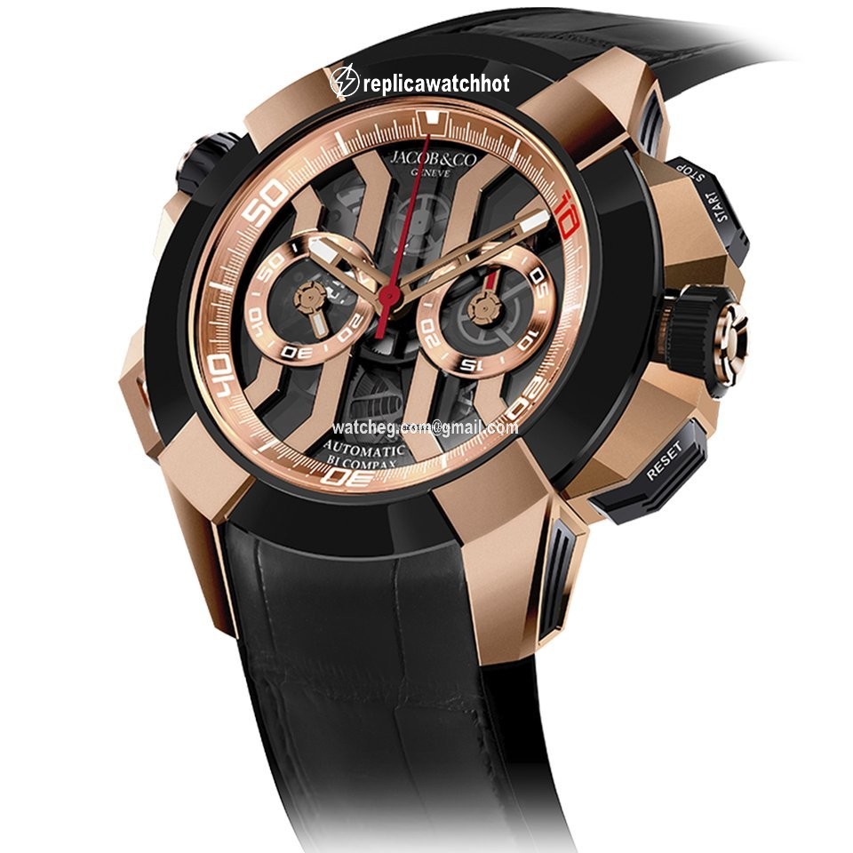 Jacob & Co. Mens watch Unisex Automatic Rose gold EC311.42.PD.BF.A