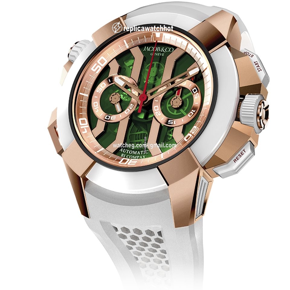Jacob & Co. Mens watch Unisex Automatic Rose gold EC312.42.PB.GN.A