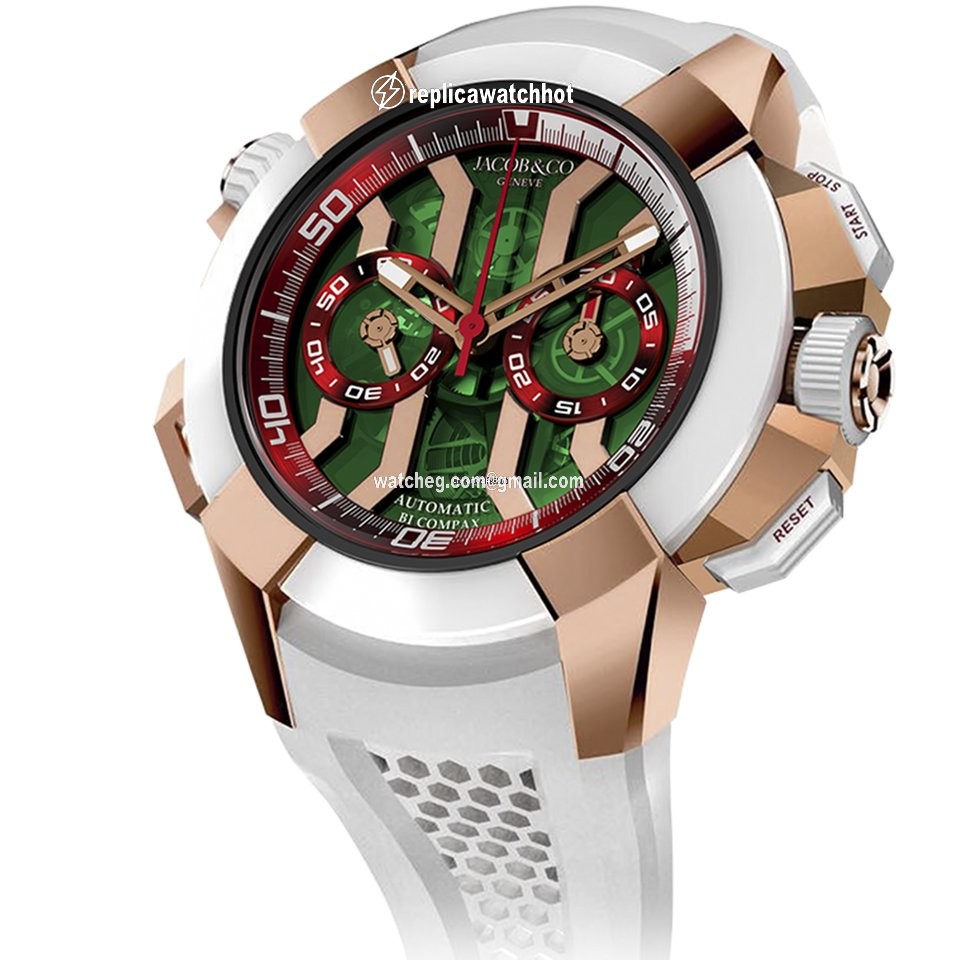 Jacob & Co. Mens watch Unisex Automatic Rose gold EC312.42.PB.GR.A