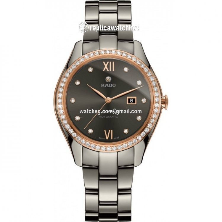 Rado HyperChrome Diamonds Womens watch Automatic Ceramic R32523702