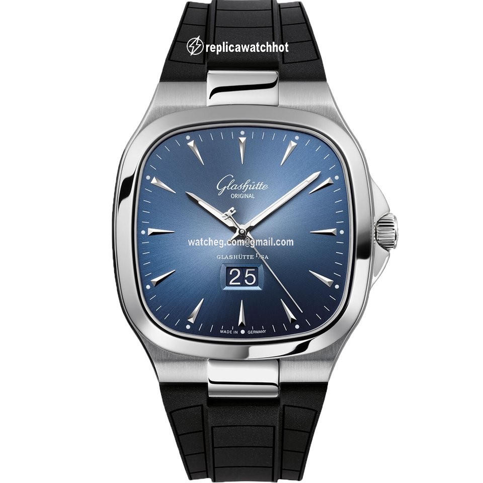 Glashtte Original Seventies Panorama Date Mens watch Unisex Automatic Steel 2-39-47-13-12-06