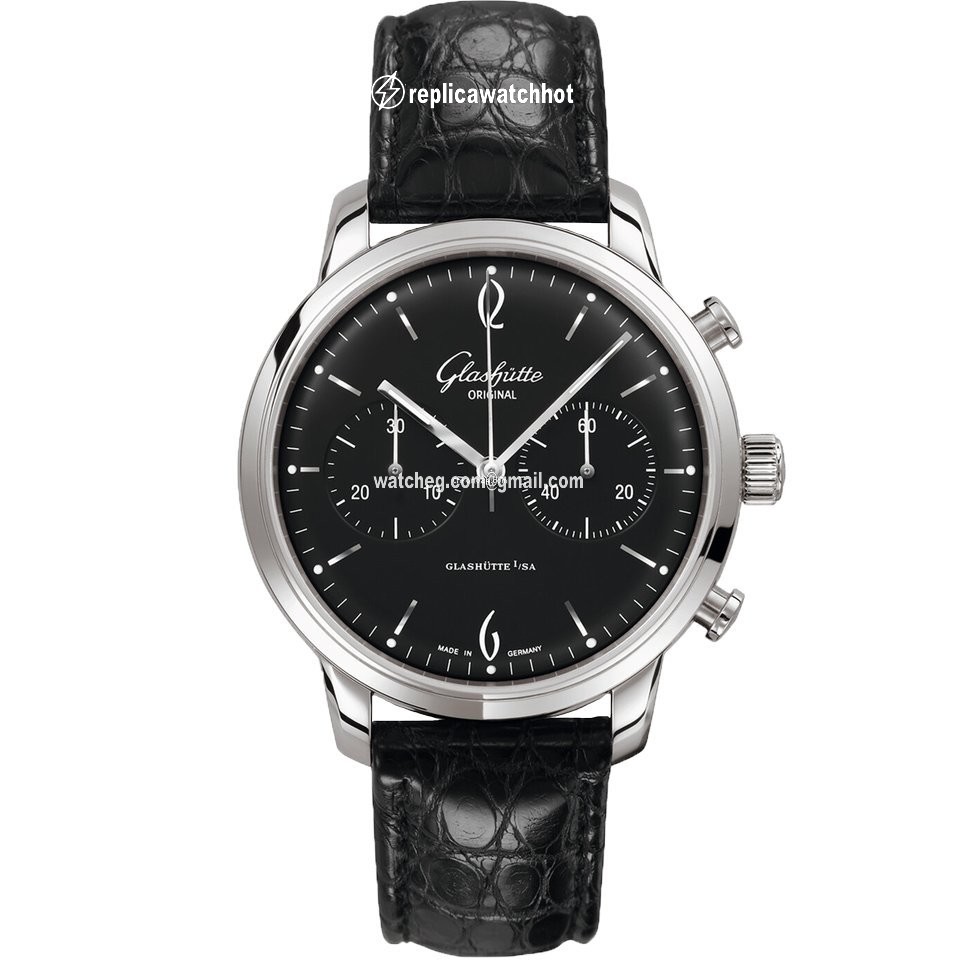 Glashtte Original Sixties Chronograph Mens watch Unisex Automatic Steel 1-39-34-02-22-04