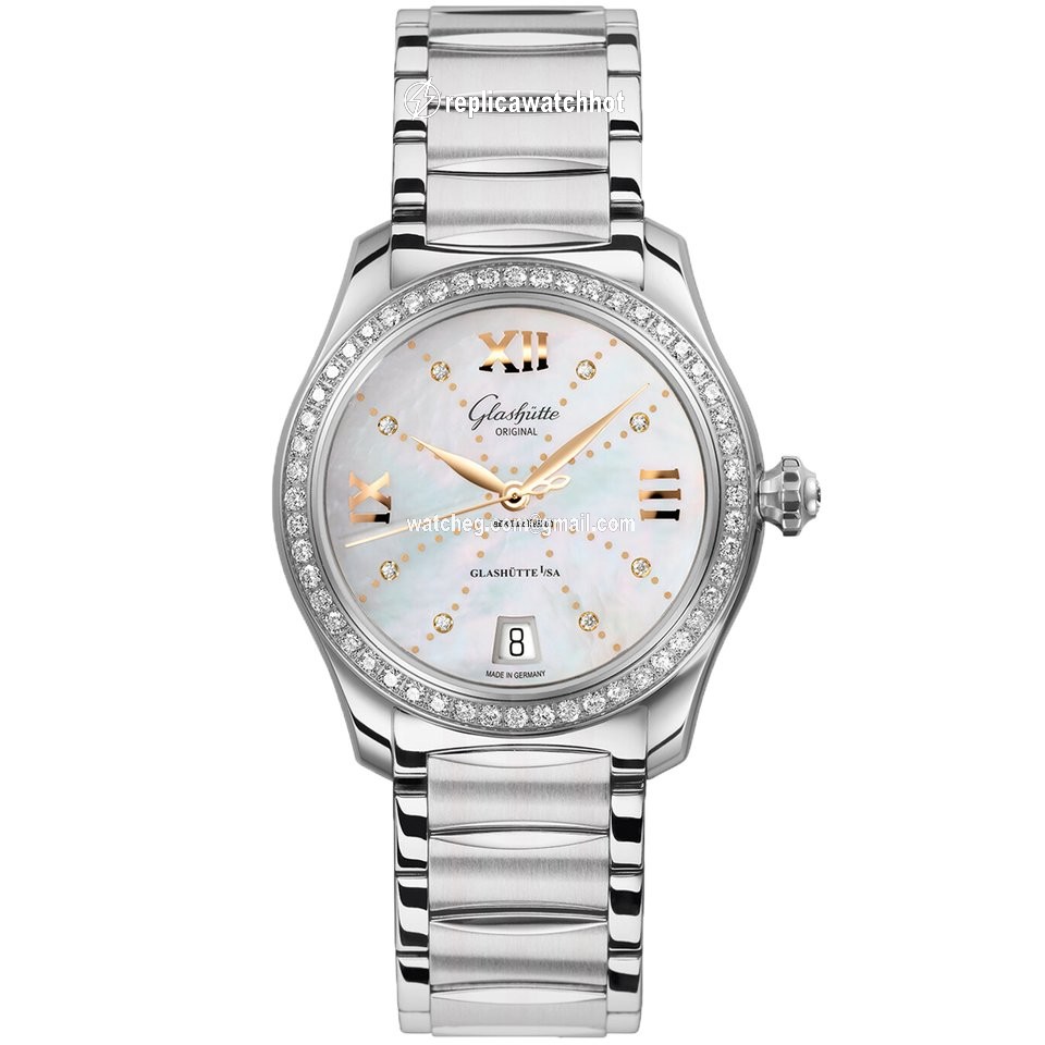 Glashtte Original Lady Serenade Womens watch Automatic Steel 1-39-22-12-22-34