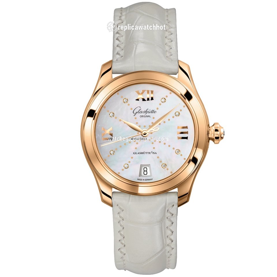 Glashtte Original Lady Serenade Womens watch Automatic Rose gold 1-39-22-12-01-04