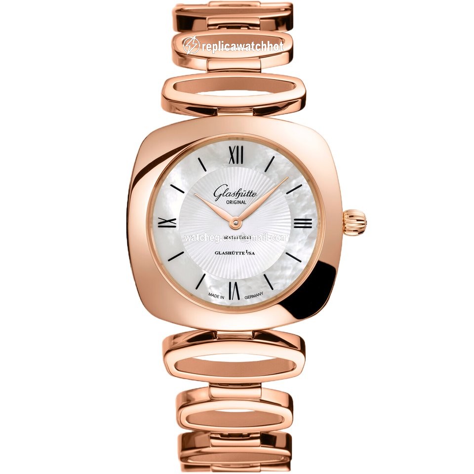 Glashtte Original Pavonina Womens watch Quartz Red gold 1-03-02-05-05-14