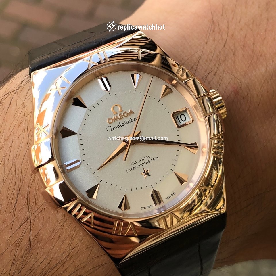 Omega Constellation Men Mens watch Unisex Automatic Red gold 123.53.38.21.02.001