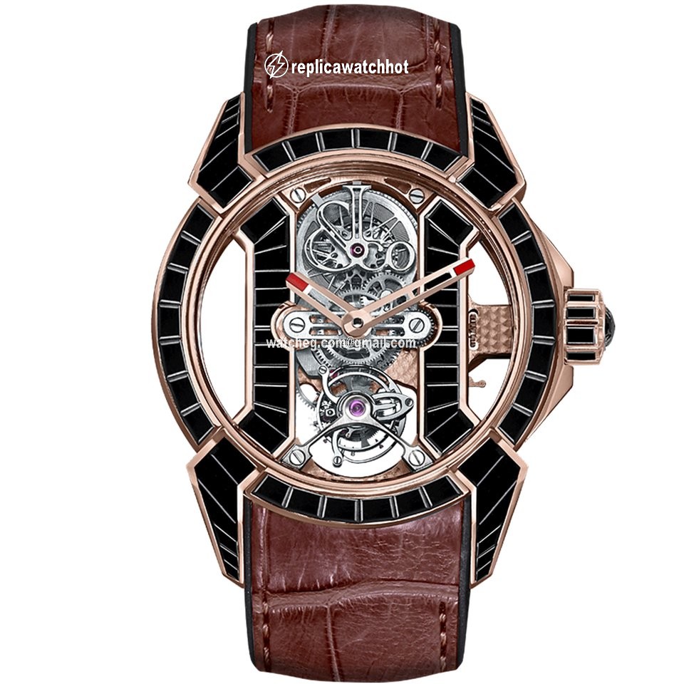 Jacob & Co. Mens watch Unisex Manual winding Rose gold EX500.40.BS.BS.A