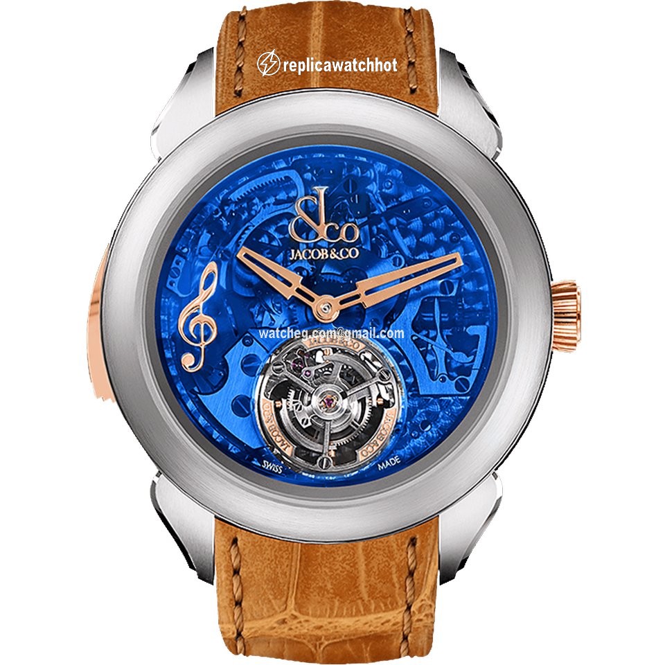 Jacob & Co. Mens watch Unisex Manual winding Titanium PT500.24.NS.OB.A