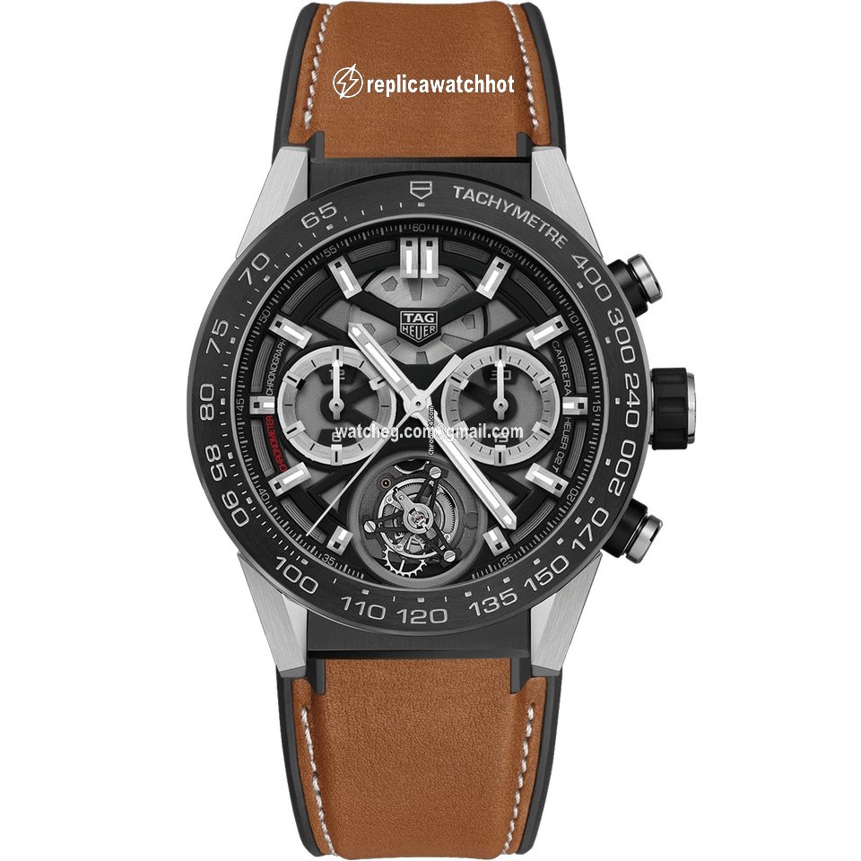 TAG Heuer Carrera Heuer-02T Mens watch Unisex Automatic Titanium CAR5A8Y.FT6072