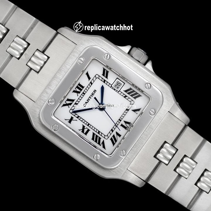 Cartier Santos Mens watch Unisex Automatic Steel 7880
