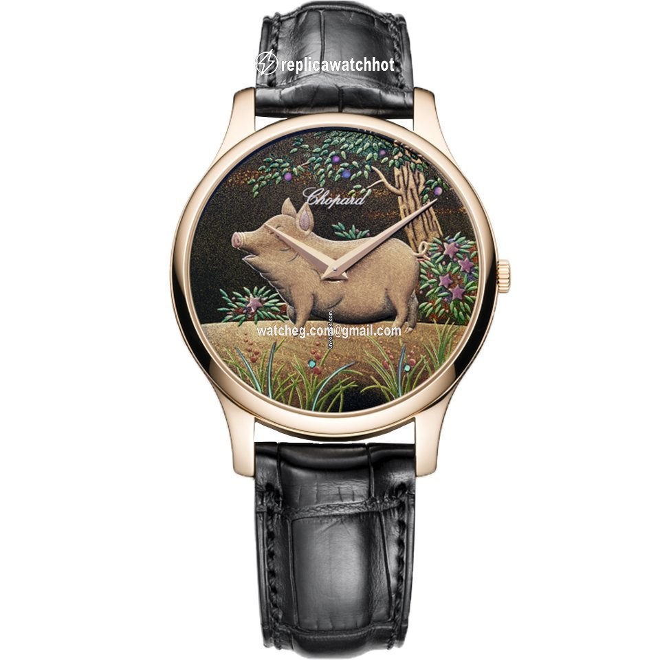 Chopard L.U.C Mens watch Unisex Automatic Rose gold 161902-5068