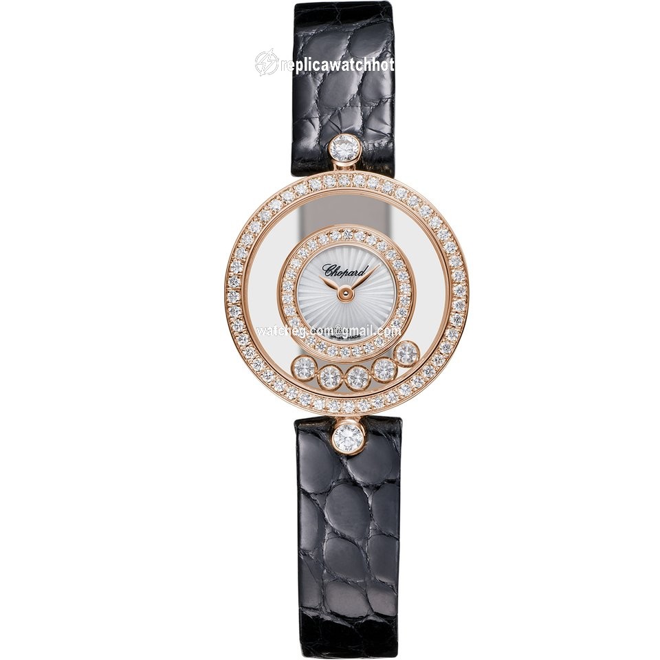 Chopard Happy Diamonds Womens watch Quartz Rose gold 203957-5214