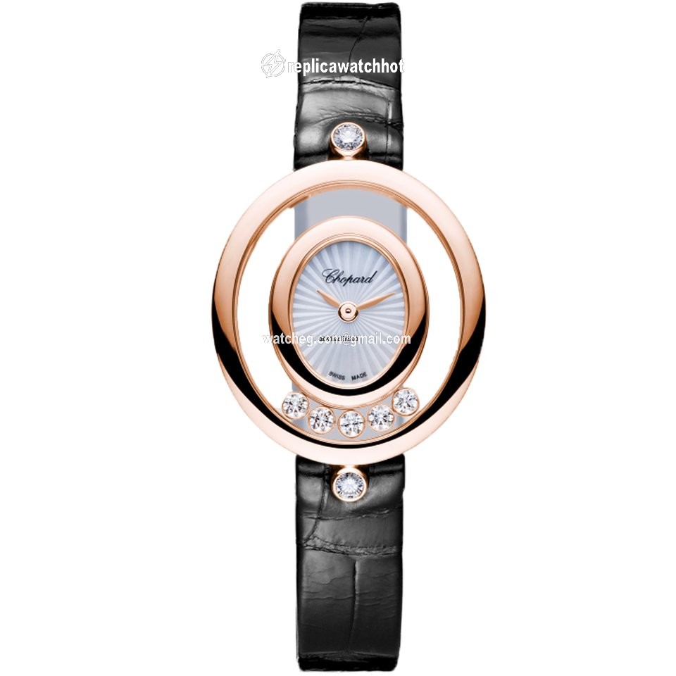 Chopard Happy Diamonds Womens watch Quartz Rose gold 204305-5301