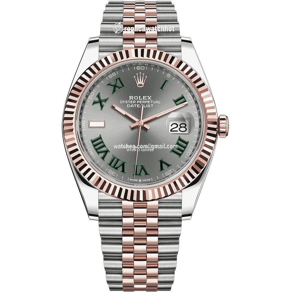 Rolex Datejust 41 Mens watch Unisex Gold Steel Automatic 126331-0016