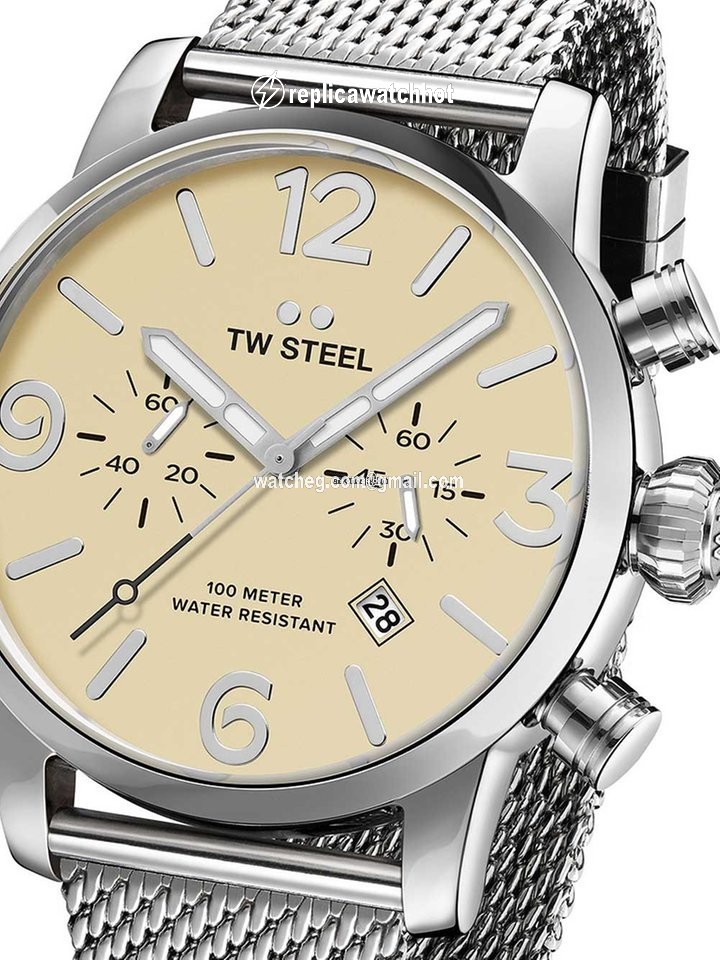 TW Steel Mens watch Unisex Quartz Steel MB4