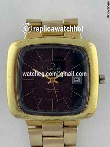 Omega Mens watch Unisex Automatic Gold Steel Dynamic