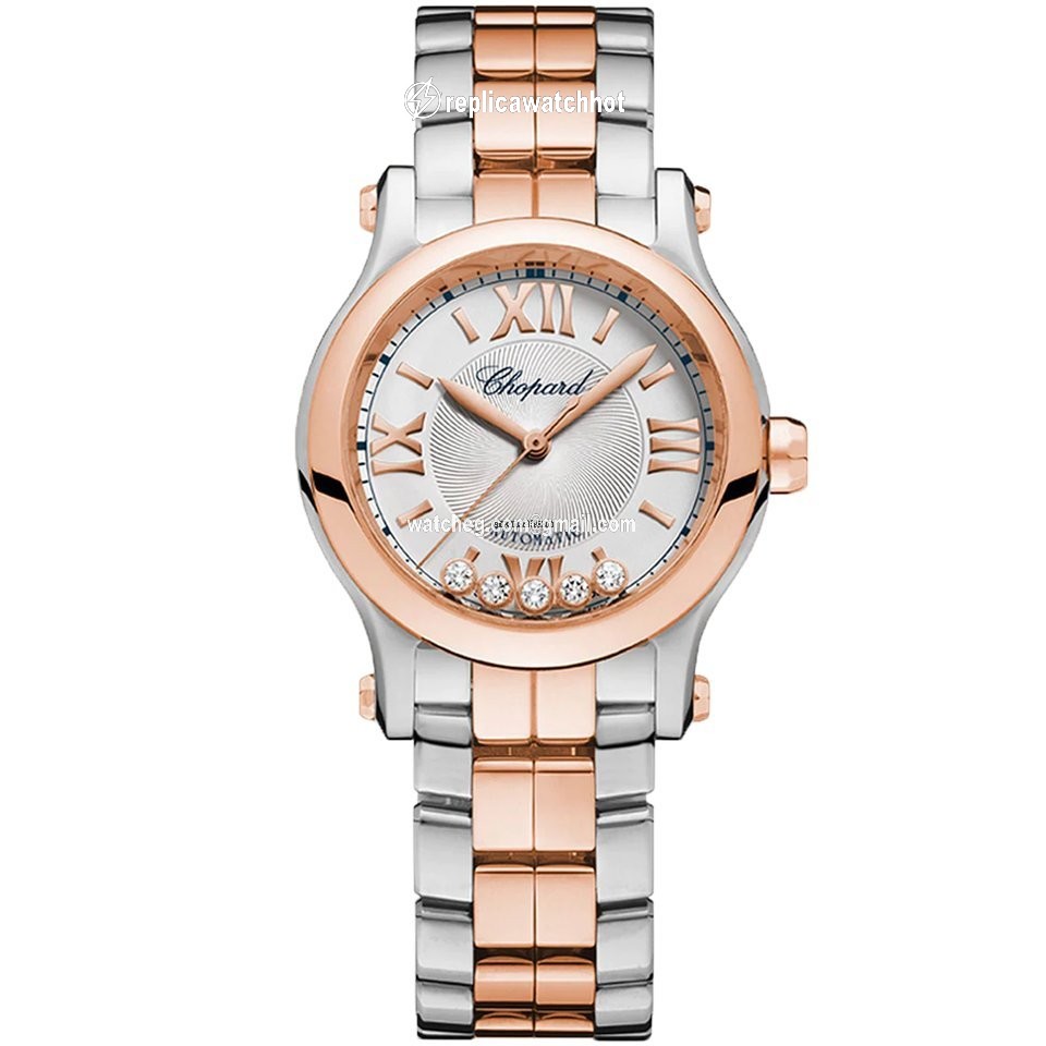 Chopard Happy Sport Womens watch Automatic Gold Steel 278573-6014