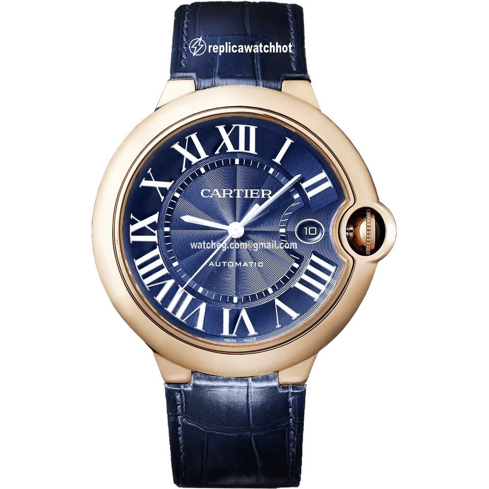 Cartier Ballon Bleu 42mm Mens watch Unisex Automatic Rose gold WGBB0036