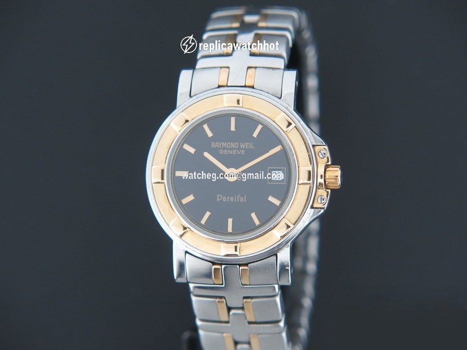 Raymond Weil Parsifal Mens watch Unisex Quartz Gold Steel 9430