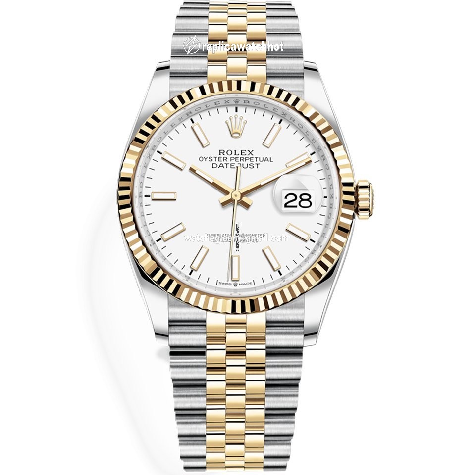 Rolex Datejust 36 Womens watch Gold Steel Automatic 126233-0019