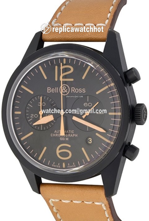 Bell & Ross BR V1 Mens watch Unisex Automatic Steel BRV126-HERITAGE