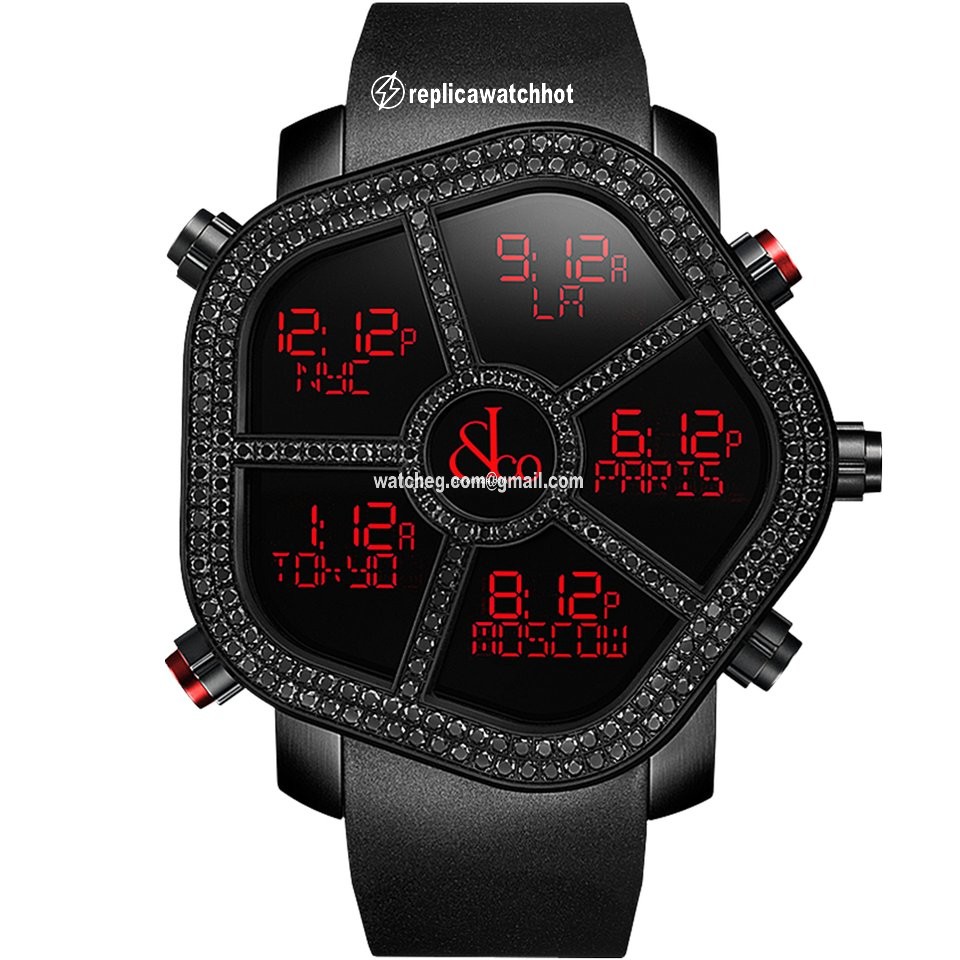 Jacob & Co. Mens watch Unisex Quartz Steel GH100.11.TU.PB.A