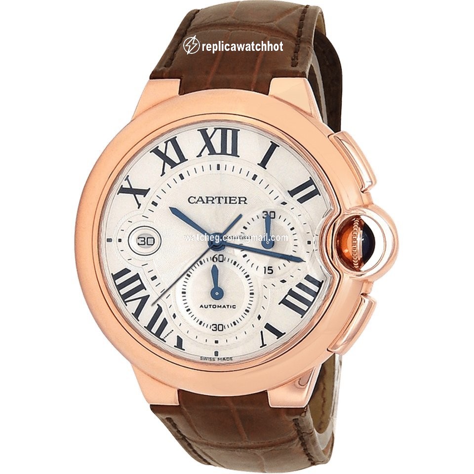 Cartier Ballon Bleu 44mm Mens watch Unisex Automatic Rose gold W6920074