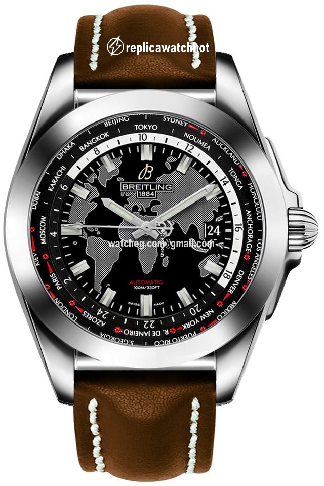 Breitling Galactic Unitime Mens watch Unisex Automatic Steel WB3510U4-BD94-437X