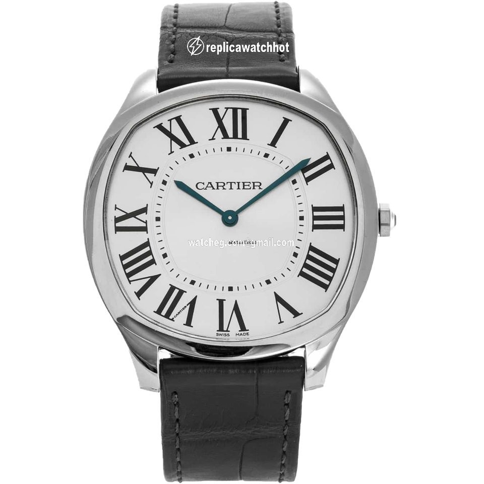 Cartier Drive de Cartier Mens watch Unisex Manual winding White gold WGNM0007
