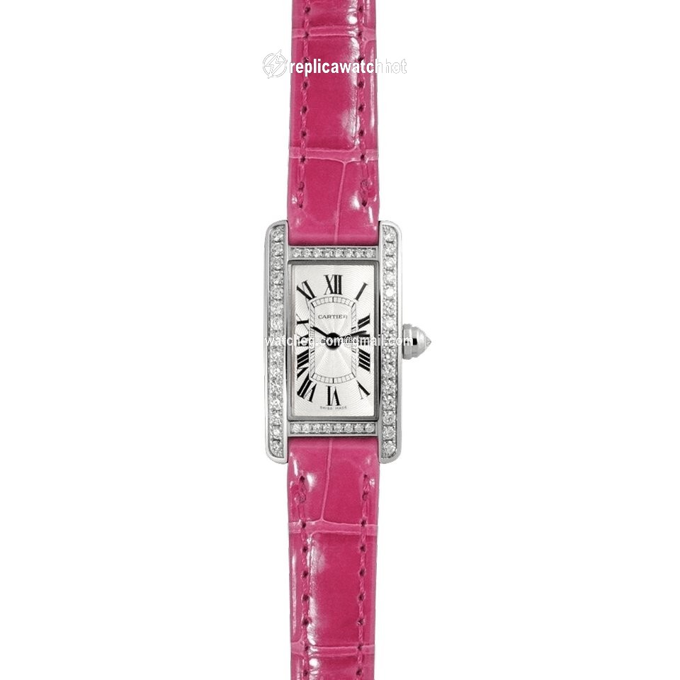 Cartier Tank Americaine Womens watch Quartz White gold WB710015
