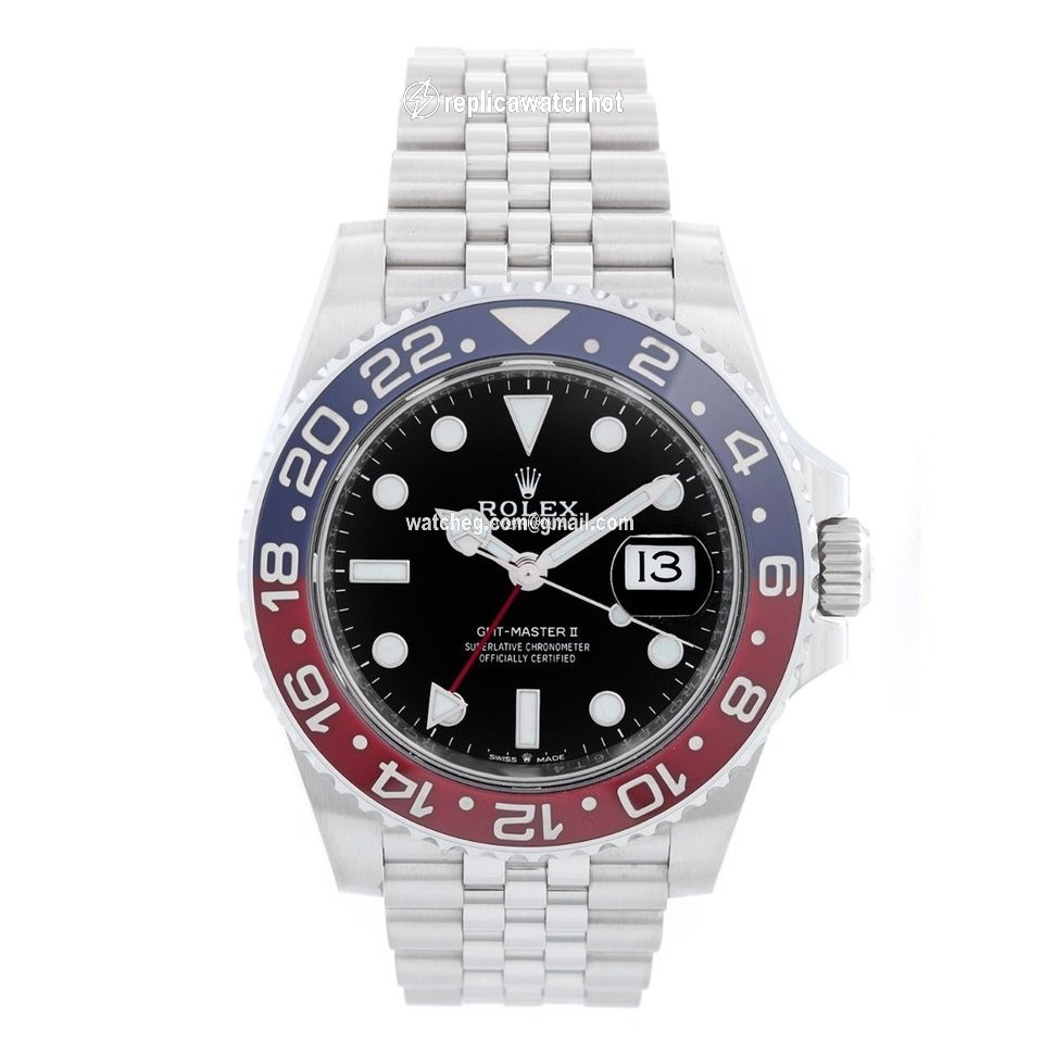 Rolex GMT-Master II Mens watch Unisex Steel Automatic 126710 BLRO