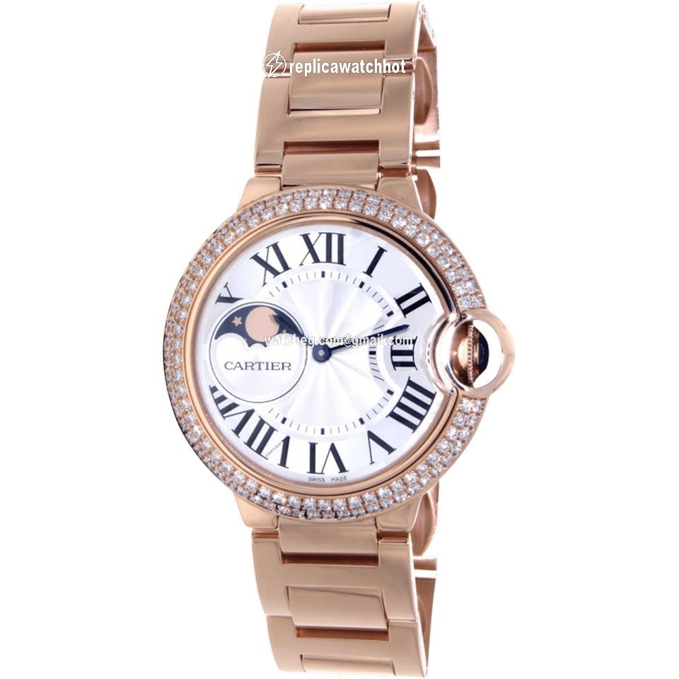 Cartier Ballon Bleu Womens watch Automatic Rose gold WJBB0025