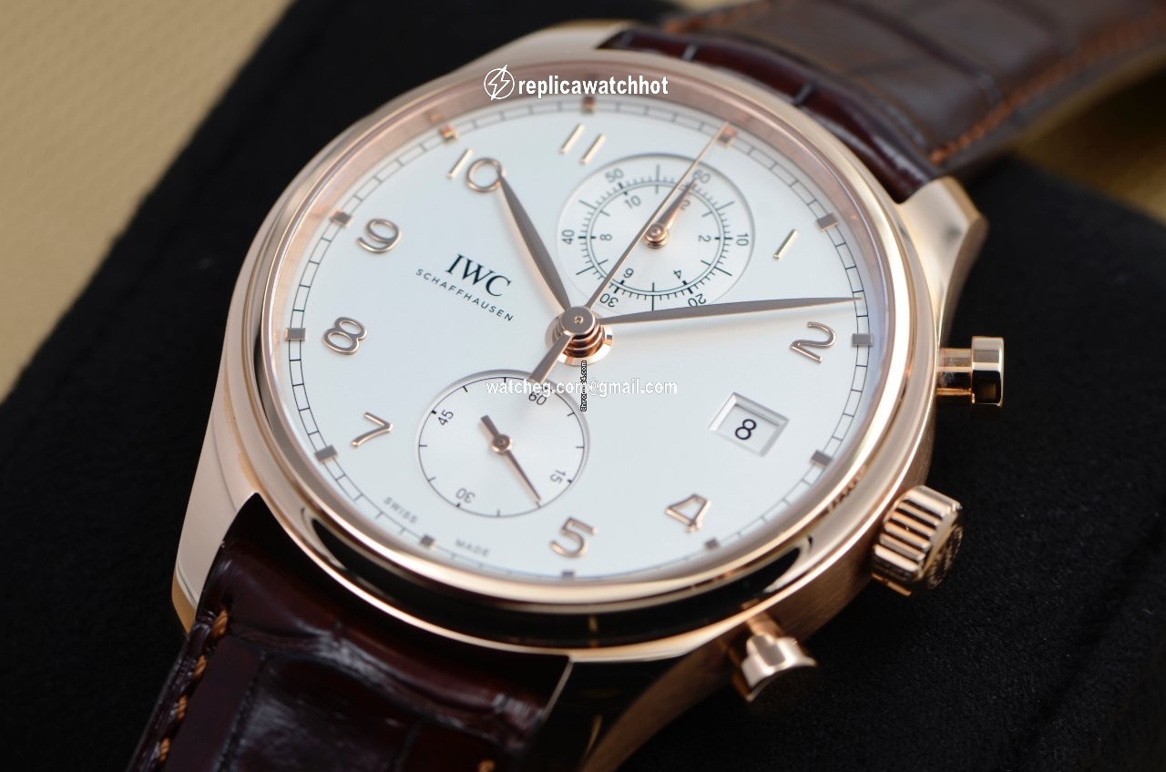 IWC Portuguese Chronograph Mens watch Unisex Automatic Rose gold IW390301