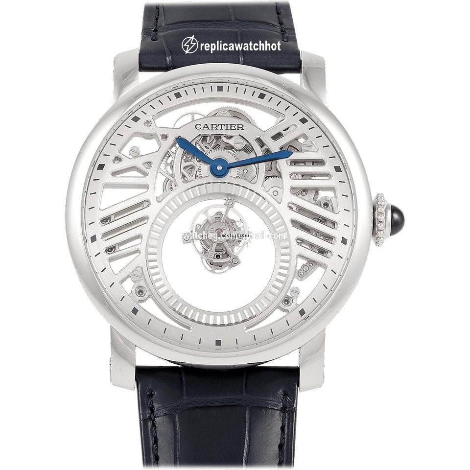 Cartier Rotonde de Cartier Mens watch Unisex Manual winding Platinum WHRO0039
