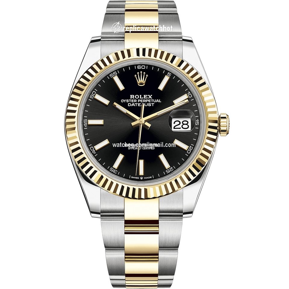 Rolex Datejust 41 Mens watch Unisex Gold Steel Automatic 126333-0013
