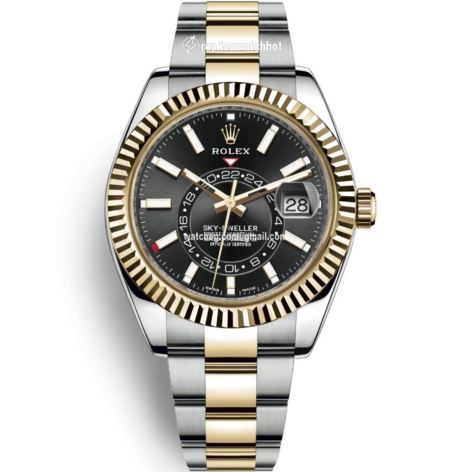 Rolex Sky-Dweller Mens watch Unisex Gold Steel Automatic 326933-0002