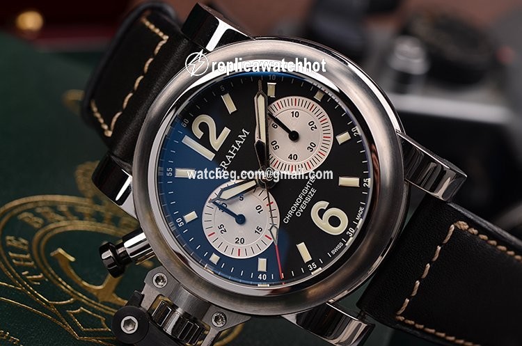 Graham Chronofighter Oversize Mens watch Unisex Automatic Steel 2OVAS.B01A.K10B