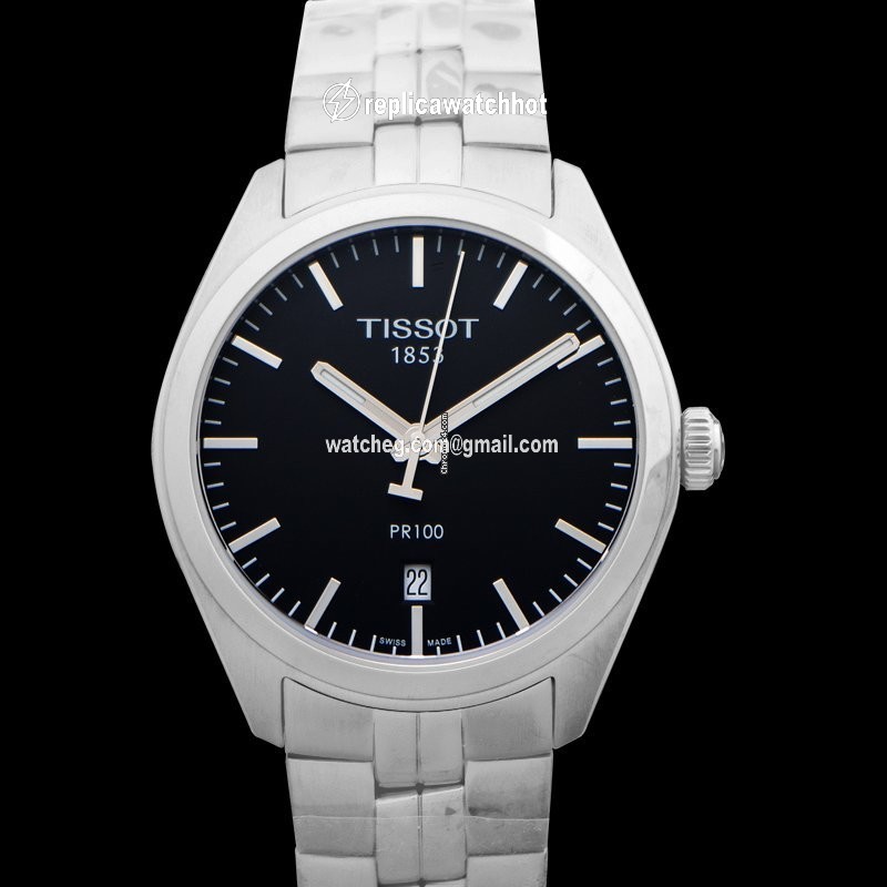 Tissot PR 100 Mens watch Unisex Quartz Steel T101.410.11.051.00
