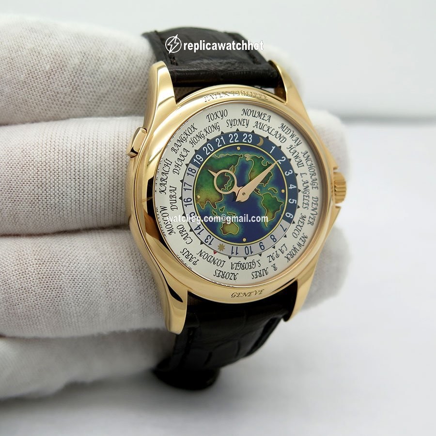 Patek Philippe World Time Mens watch Unisex Automatic Rose gold 5131R-001