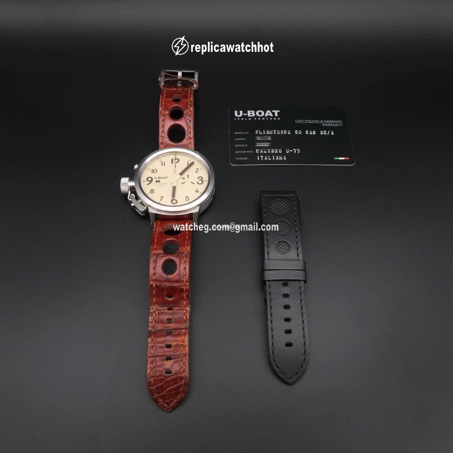 U-Boat Flightdeck Mens watch Unisex Automatic Steel 6118
